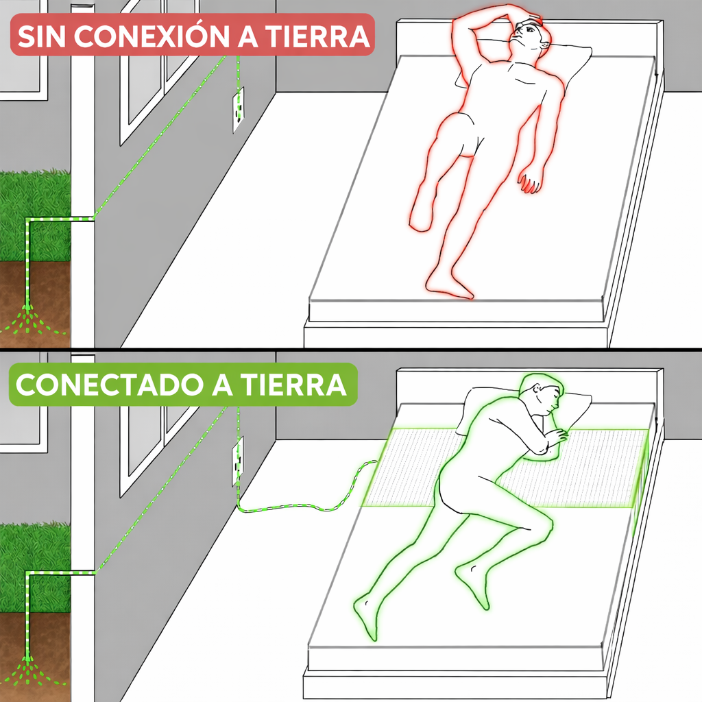 Sábana activadora de la circulación y relajante