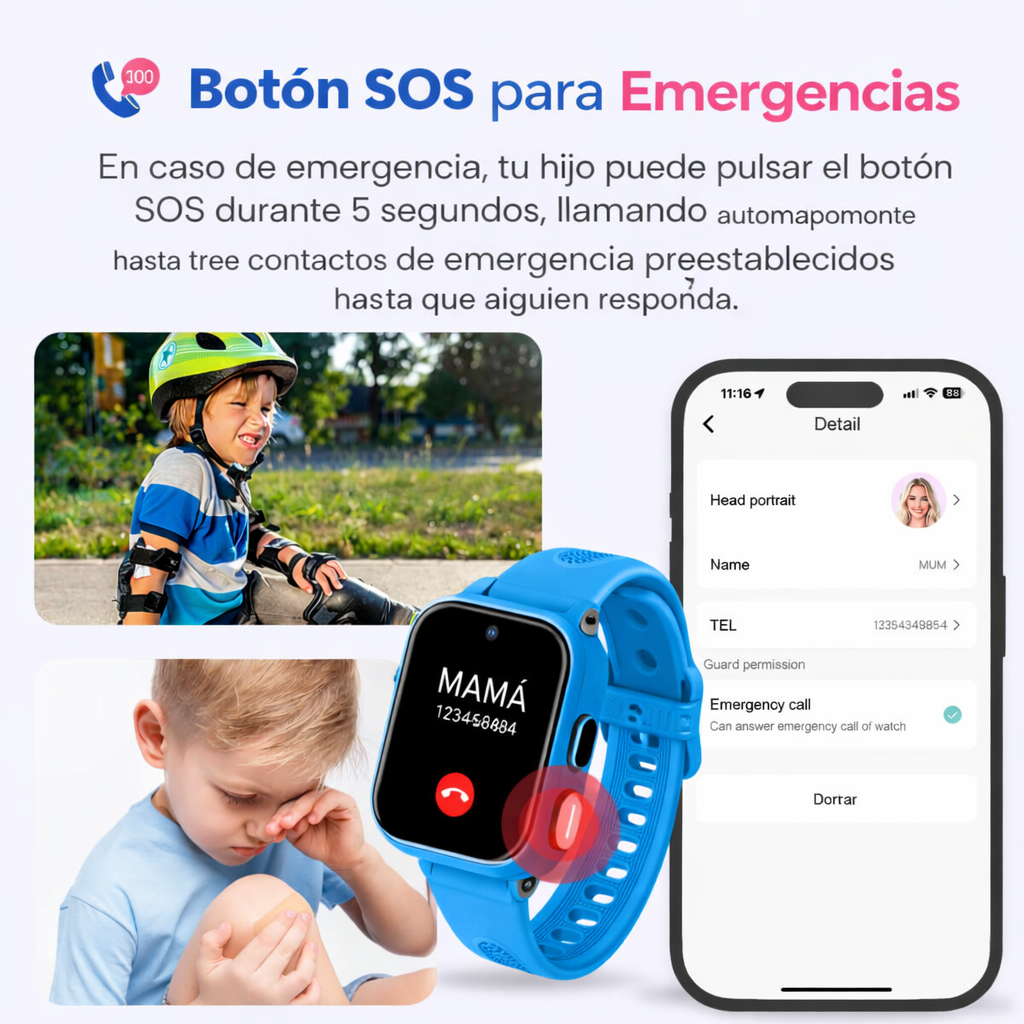 LAGENIO K3 RELOJE INTELIGENTE PARA CONTROLAR LOS NIÑOS