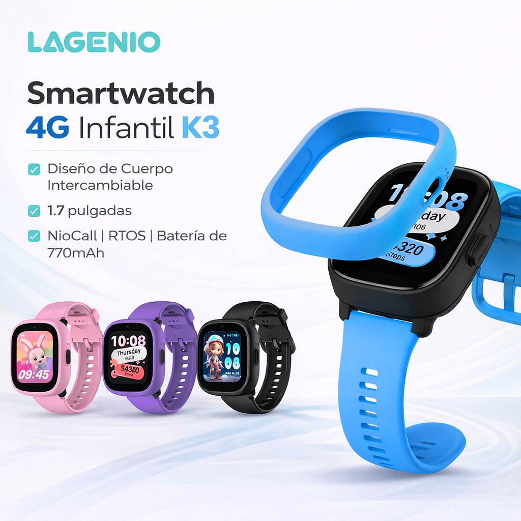 LAGENIO K3 RELOJE INTELIGENTE PARA CONTROLAR LOS NIÑOS